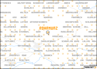 map of Rohrmünz