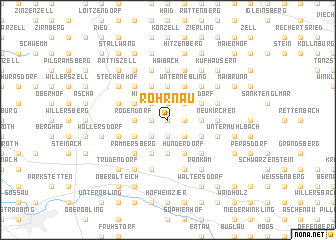 map of Röhrnau