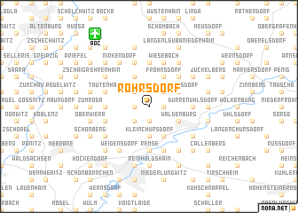 map of Röhrsdorf