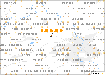 map of Röhrsdorf