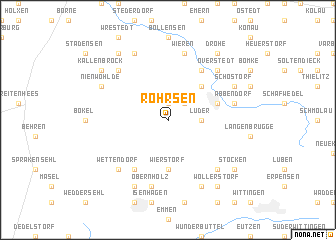 map of Röhrsen