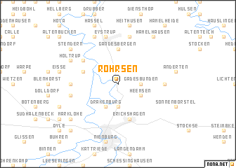 map of Röhrsen