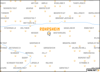 map of Rohrsheim