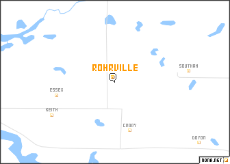 map of Rohrville