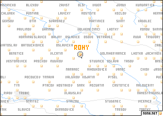 map of Rohy