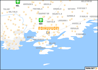 map of Roihuvuori