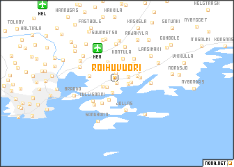 Roihuvuori (Finland) map 