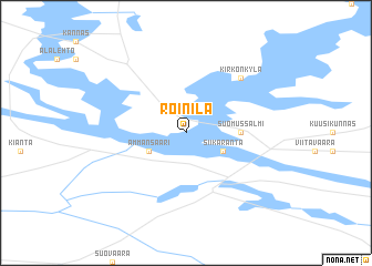map of Roinila