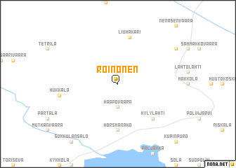 map of Roinonen