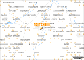 map of Roitzheim