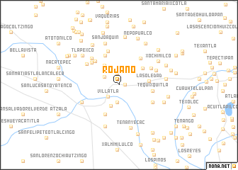 map of Rojano