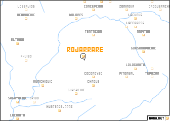 map of Rojarrare