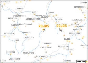 map of Rojas