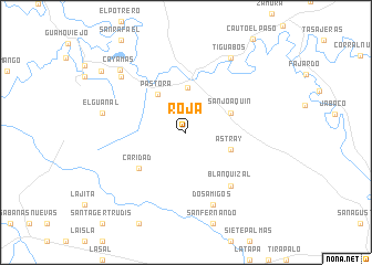 map of Roja