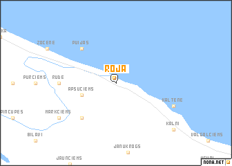 map of Roja