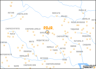 map of Roja