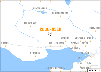 map of Röjeråsen