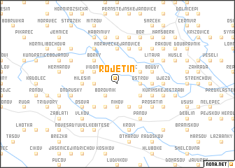 map of Rojetín