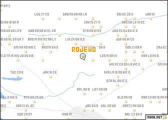 map of Rojewo