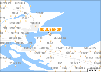 map of Røjleskov