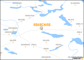 map of Rokachino