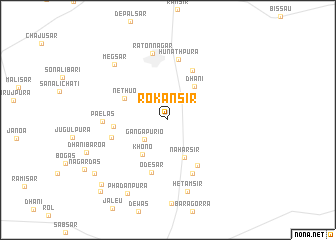 map of Rokansir