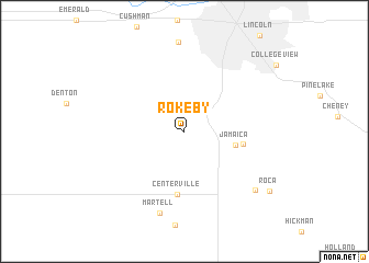 map of Rokeby