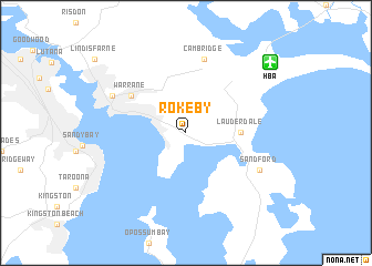 map of Rokeby