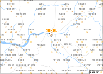 map of Rokel