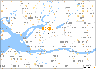 map of Rokel