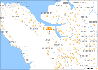 map of Rokel