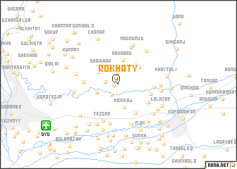 map of Rokhaty