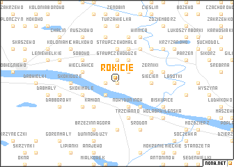 map of Rokicie