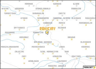 map of Rokiciny