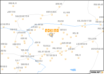 map of Rokina
