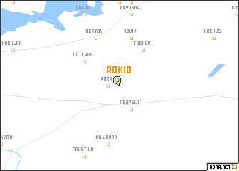 map of Rökiö