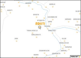 map of Rokitʼi