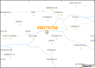 map of Rokitnitsa