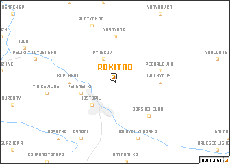 map of Rokitno