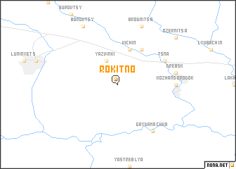 map of Rokitno
