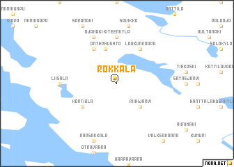 map of Rokkala