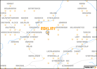 map of Rokliny