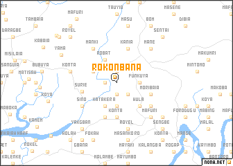 map of Rokonbana