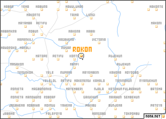 map of Rokon