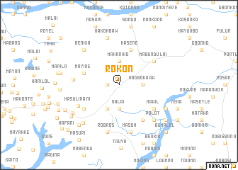 map of Rokon