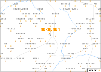 map of Rokounga