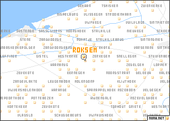 map of Roksem