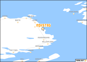 map of Rokstad