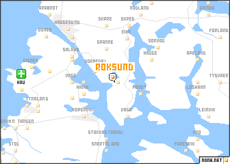 map of Røksund