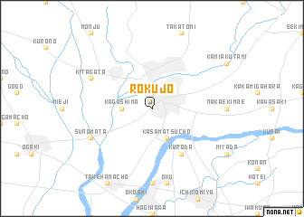 map of Rokujō